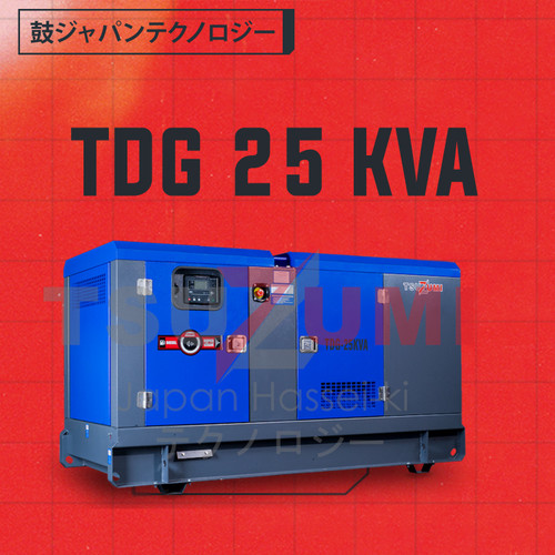 Genset TDG 25 KVA Silent Tsuzumi Japan Technology