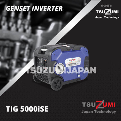 Genset Inverter TIG 5000iSE Super Silent by Tsuzumi Japan