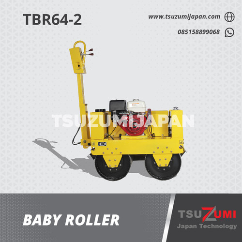 Mesin Pemadat Aspat - Baby Roller Double Drum - Tsuzumi Honda