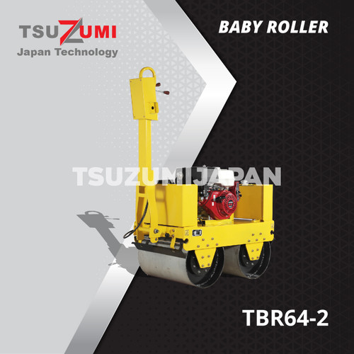 Vibrator road roller walk ( baby roller double drum ) TSUZUMI HONDA