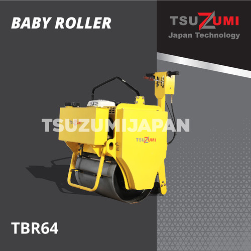 Baby Roller Single Drum Tsuzumi Honda Pemadat aspal