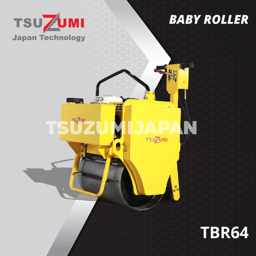 Vibrator Road Roller TBR-64 single drum Pemadat Jalan Mesin Honda