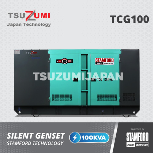 Genset Silent TCG 100KVA Cummins - Alternator Stamford Ori