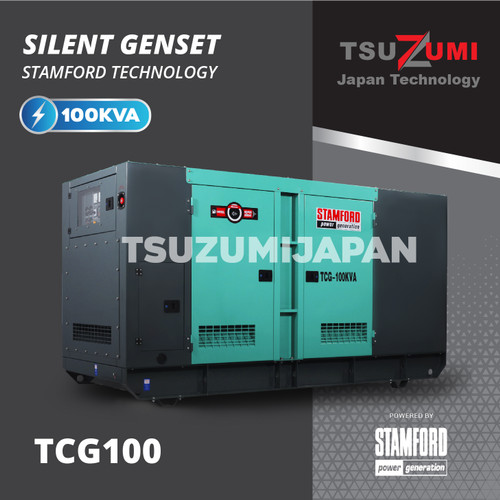 Jual Genset Silent Cummins TCG 100 KVA Alternator Stamford Original