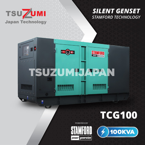 Genset Silent Cummins TCG 100 KVA Altenator Stamford Original