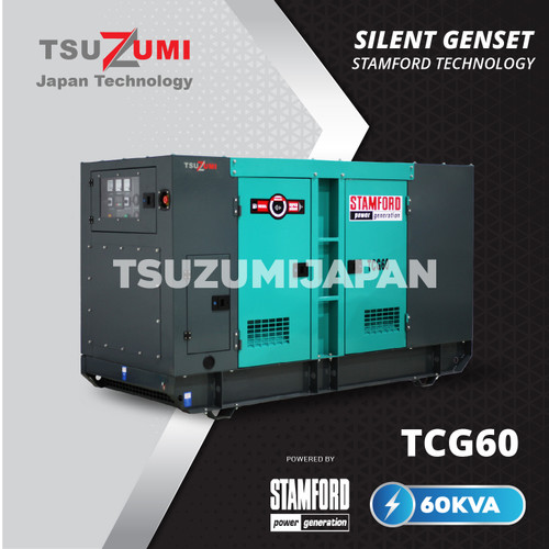 Genset Cummins TCG 60 KVA. Altenator Stamford Certificate