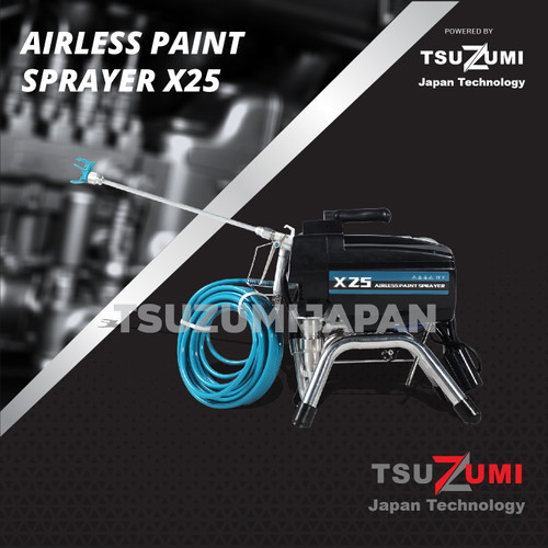 Electric Airless Paint Sprayer X25 Tsuzumi - Alat cat tanpa kompresor