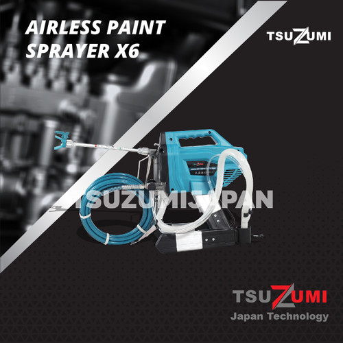 Electric Airless Paint Sprayer - X6 - Tsuzumi Japan