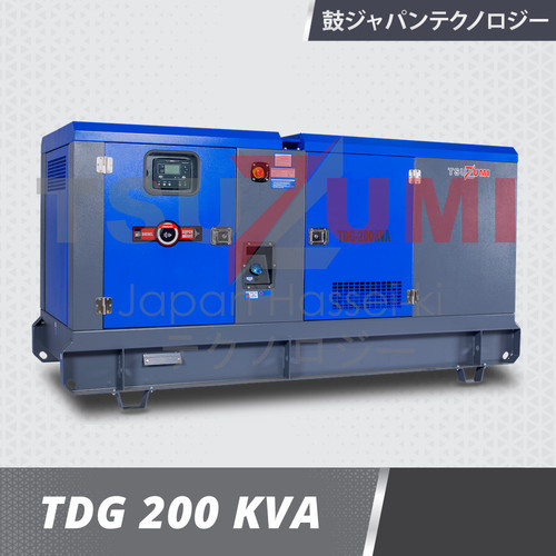 Genset Silent TDG 200 KVA Original Tsuzumi Japan