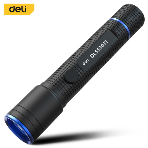 Deli Rechargeable LED Flashlight / Senter LED Isi Ulang EDL551011