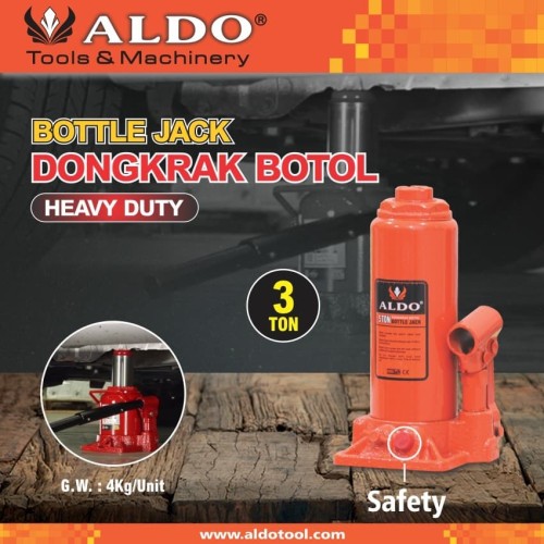 DONGKRAK BOTOL HEAVY DUTY 3 TON