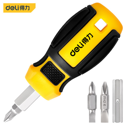 Deli Obeng Kecil Set/ Mini Screwdriver Set Obeng Mini Dua Sisi DL26010