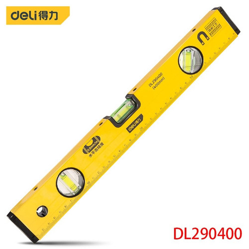 Deli Spirit Level Waterpass Magnet Aluminium Akurat Perkakas DL290X00