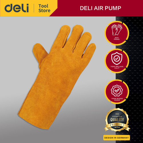 Deli Glove / Sarung Tangan Las Bahan Fabric Berkualitas Tinggi DL-T1