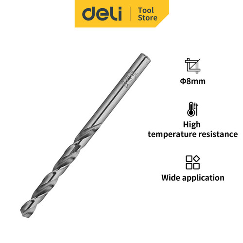 Deli Drills/ Mata Bor Besi 10/8/6 mm Untuk Pekerjaan Bor Beton DL16XX0