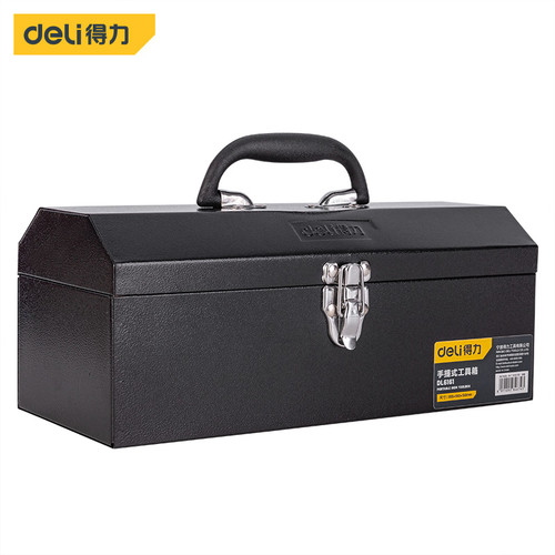 Deli Tool Box / Kotak Perkakas 14" Tangguh Tidak Berisik Besar DL6161