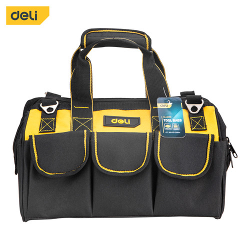 Deli Tool Bag / Tas Simpan Perkakas Multifungsi Bahan Kuat EDL43011X