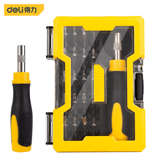 Deli Screwdriver Set / Set Obeng presisi 21pcs/set Cr-V DL1021D