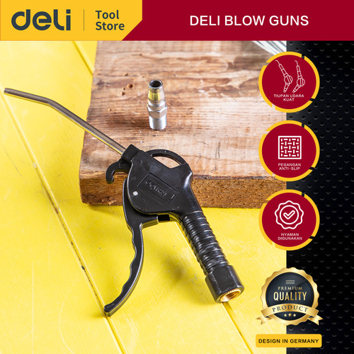 Deli Blow Gun / Penyemprot Angin 230 mm Anti Karat Perkakas DL-XQ01