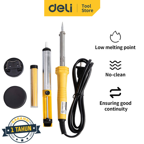 Deli soldering Iron Set / Set Soldering Listrik 6pcs/SET Metal DL5072