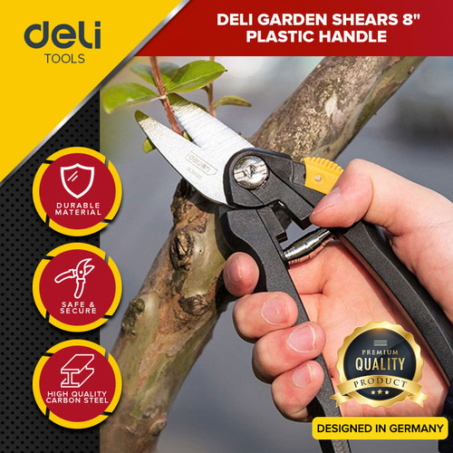 Deli Garden Shears / Gunting Dahan Alat Pemotong Tanaman 8" EDL580101