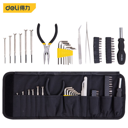 Deli Tools Kit Set Perkakas Rumah Isi 38 Sangat Lengkap Praktis DL5971