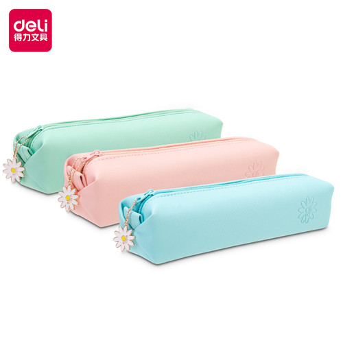 Deli Pencil Pouch Tempat Pensil Lucu Penyimpanan Besar Simple 670XX