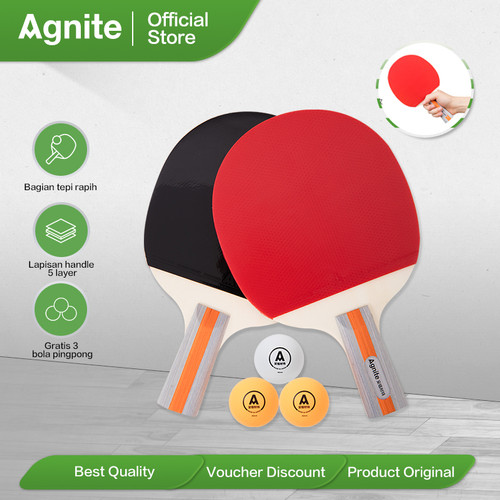 Agnite Table Tennis Paddle / Bet Pingpong / Bat Tennis Meja F2320