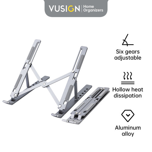 Vusign Adjustable Laptop Stand Holder Dudukan Portable Alumunium VS780