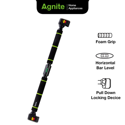 Agnite Adjustable Pull Up Bar / Doorway Pull Up 70 - 140cm ER06X