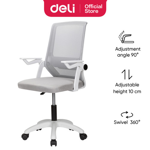 Deli Office Chair / Kursi Kantor Kerja Jaring Desain Ergonomis E4931