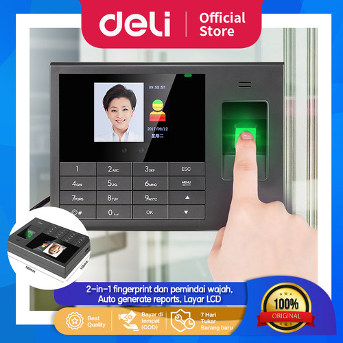 Deli Attendance Machine / Mesin Absensi Dual Core Chip E3765PRO