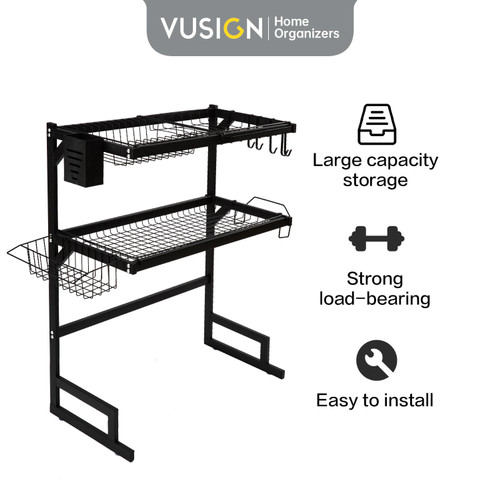 Vusign Sink Rack/Rak Piring Dapur/Rak Wastafel Stainless 65cm VS70X