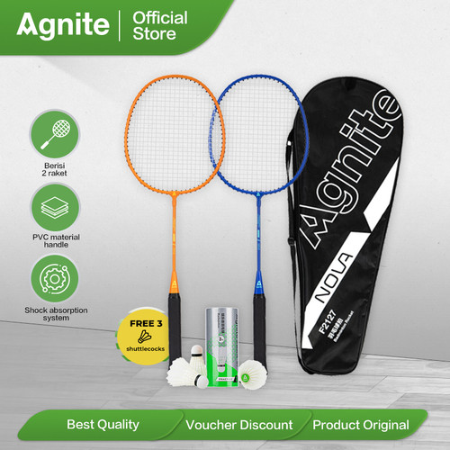 Deli Agnite Children Badminton Racket / Raket Bulu Tangkis Anak F2127