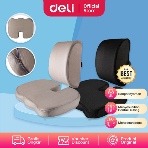 Deli Vusign Cushion / Bantal Sender&Duduk 100% Memory Foam Empuk VS75X