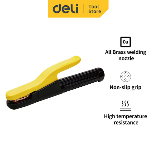 Deli Electrode Holder/ Stang Las Tang Las 300A Warna Kuning DL23300A