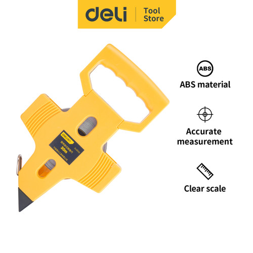 Deli Long Measuring Tape/ Meteran Panjang Akurat Panjang 30M DL9030