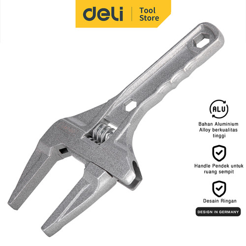 Deli Adjustable Spanner / Kunci Inggris Mini Adjustable16-68mm DL20108