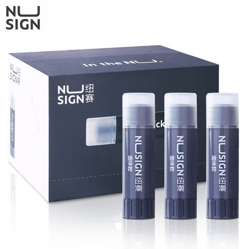 Deli Nusign Glue Stick/Lem Stick 15g Cepat Kering Kemasan Hitam NS193