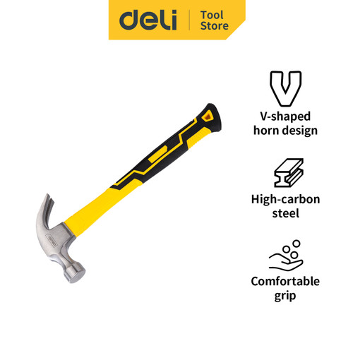 Deli Claw Hammer / Palu Kambing 16oz 45# Steel DL5002