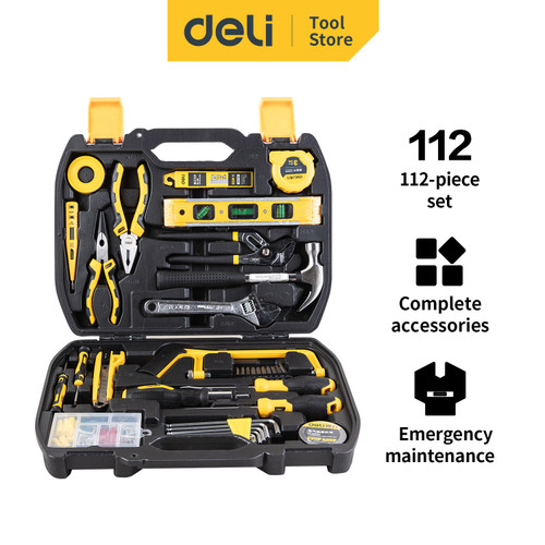 Deli Household Tool Kits /Set Perkakas Rumah 112pcs Multifungsi DL5965