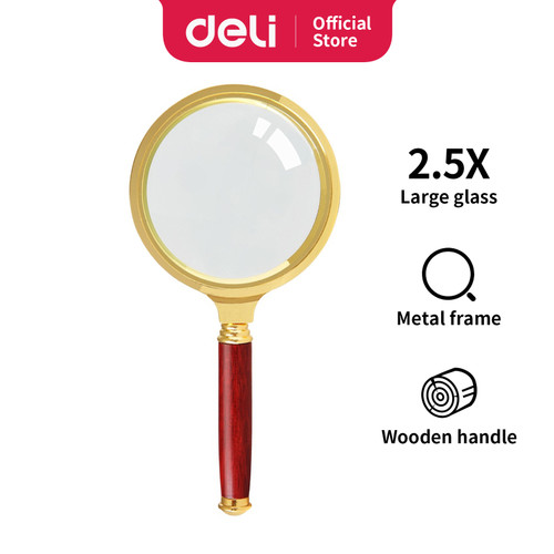 Deli Kaca Pembesar/Gold Magnifying Glass Diameter Diameter50-70mm 909X