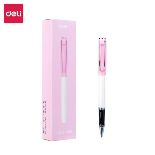 Deli Ballpen fashion ujung tumpul 0.5mm tinta hitam dengan S159