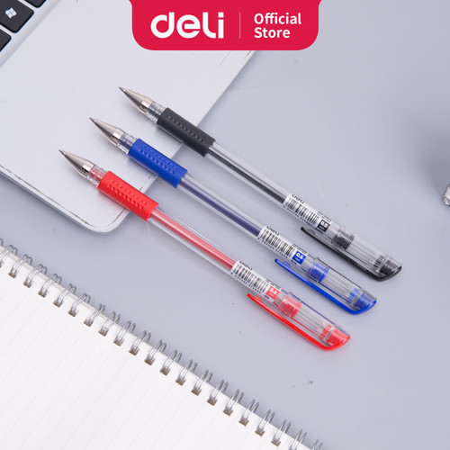 Deli E6600 gel pen black 12PCS / box