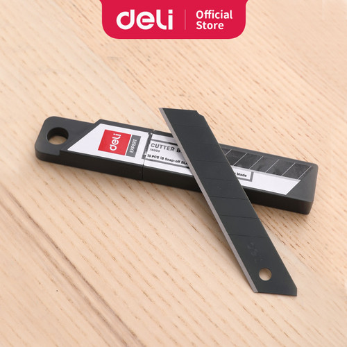 Deli E78000 Cutter Blade / Isi Cutter 1 Box ( 10 Pcs )