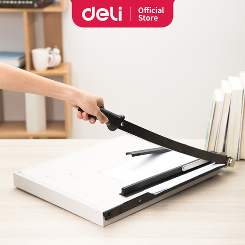 Deli E8012 Pemotong kertas-Steel Paper Trimmer A3 12 She