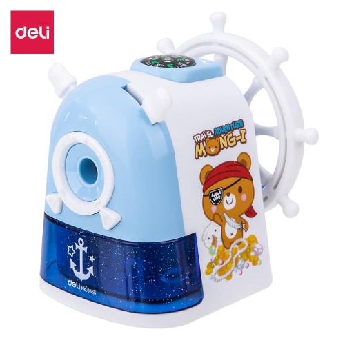 Deli E0665 Rautan Meja-Sailor Rotary Pencil Sharpener