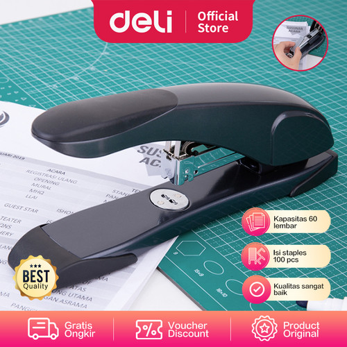 Deli E0391 Heavy Duty Stapler/Hekter-60sheets