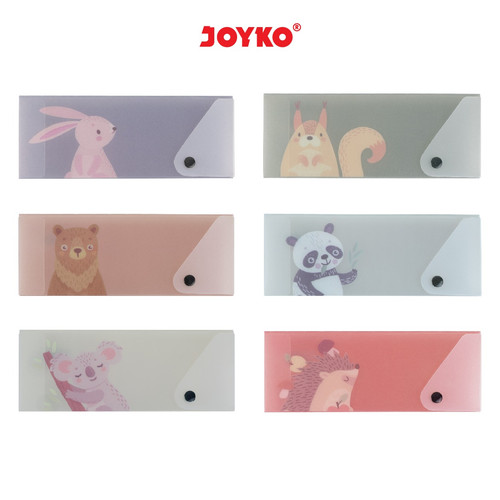 Kotak Tempat Pensil Pencil Case Joyko PC-0719AC-36 Animal Calendar