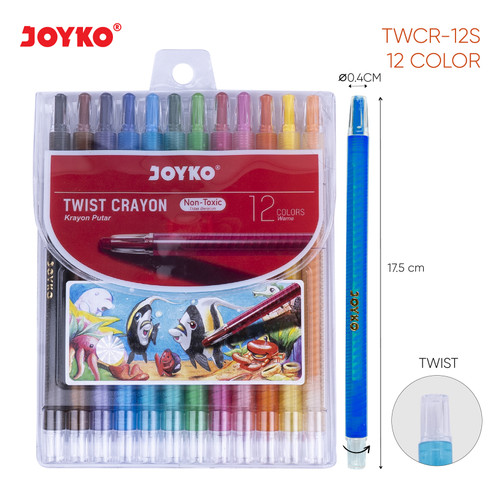 Krayon Putar Twist Crayon Joyko TWCR